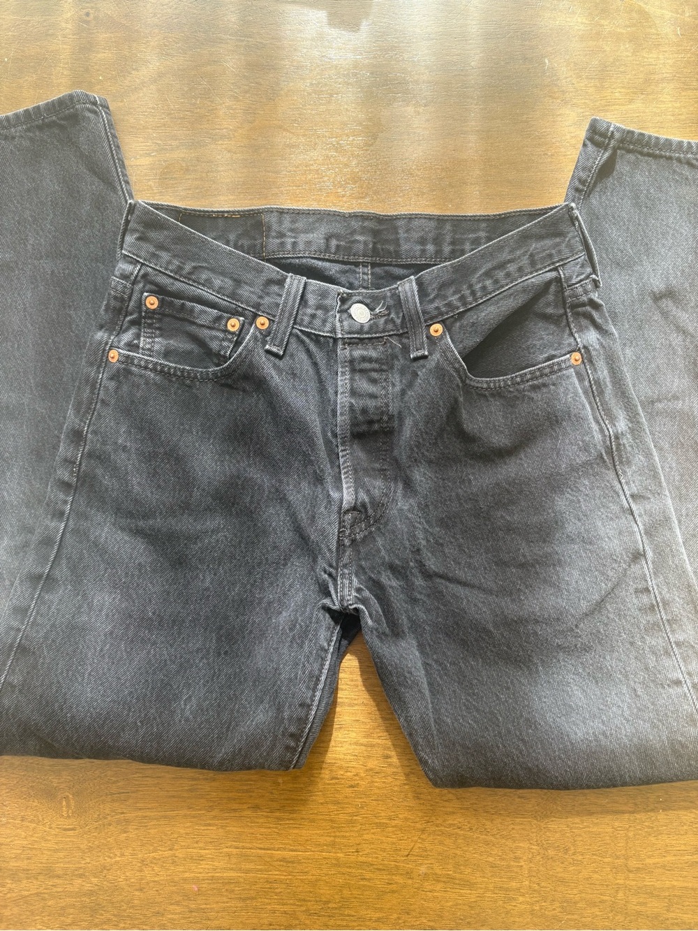 Women’s Black Levi Strauss & Co 501 - Classic Straight Fit